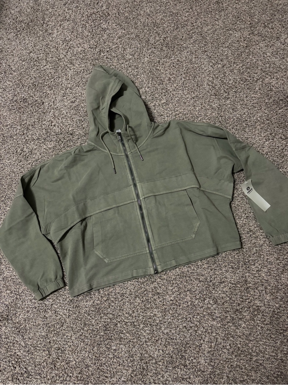 Women Mono B Army Green Utility Jacket